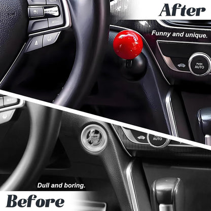 Premium Metal Car Push Start Button Cover | Car Push to Start Button Cover | Car Push to Start Button Rocker | One Touch Start Button | Car Engine Start Stop Button Joystick | Engine Start Button Cover | Car Ignition Button Cover |